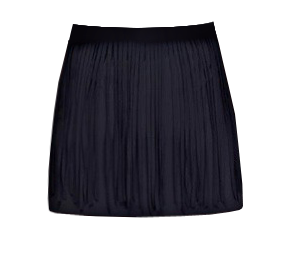 Black Tassel Pencil Skirt