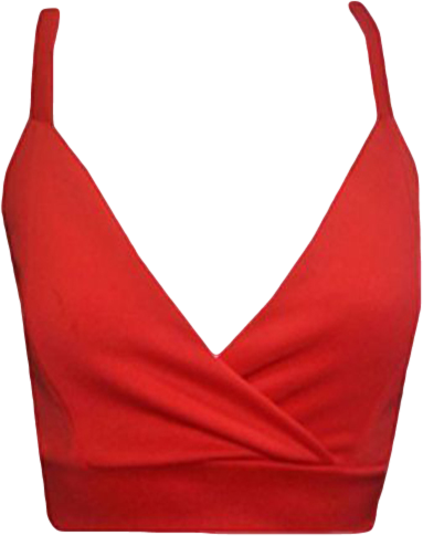 FDAvenue Strappy Wrap Over Vest Top In Red