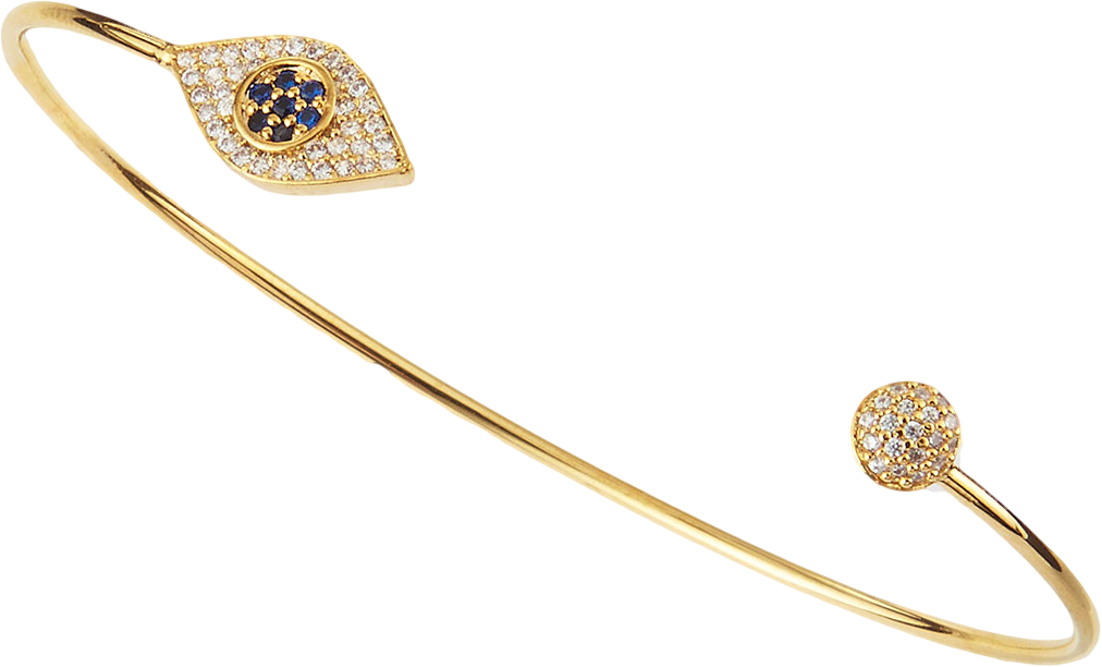 Evil Eye Tip Bracelet