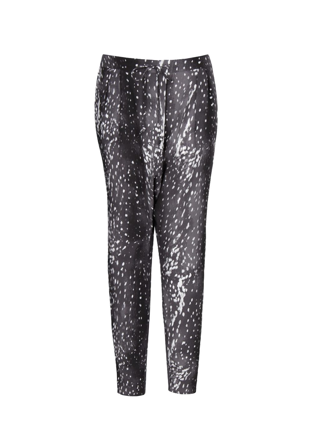 Printed baggy trousers