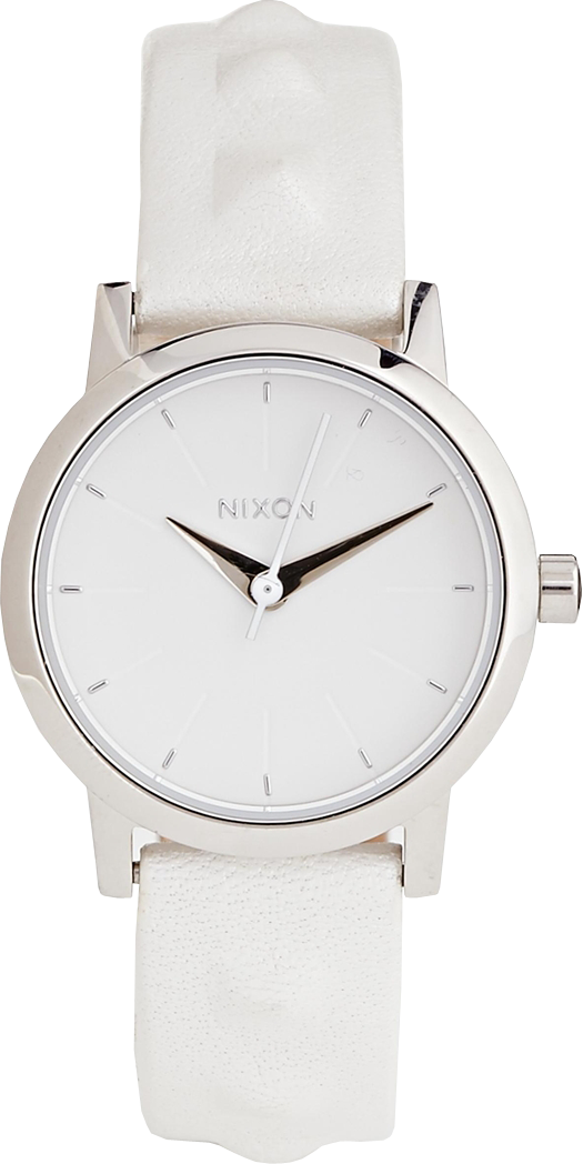 Nixon Kenzi Leather Studded White Watch