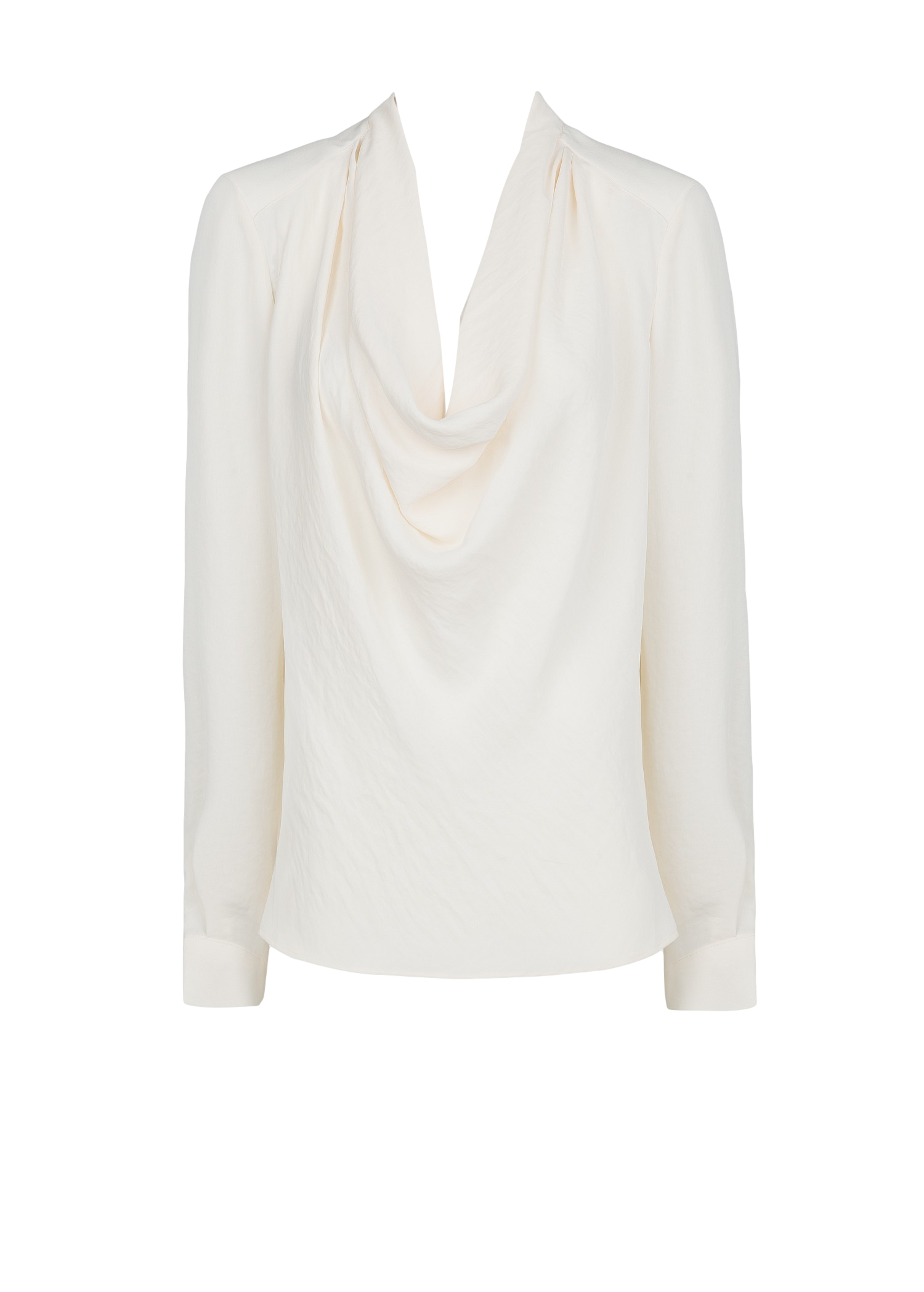 Cowl neck flowy blouse