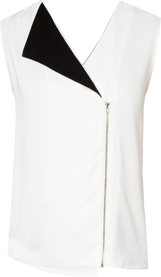 Contrast Fold Top