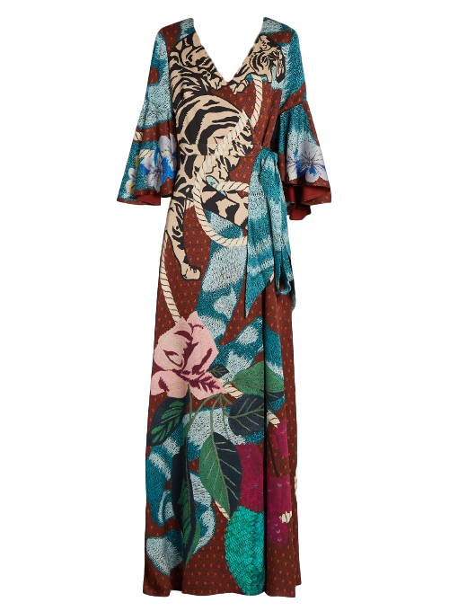 Catalina crepe de Chine gown