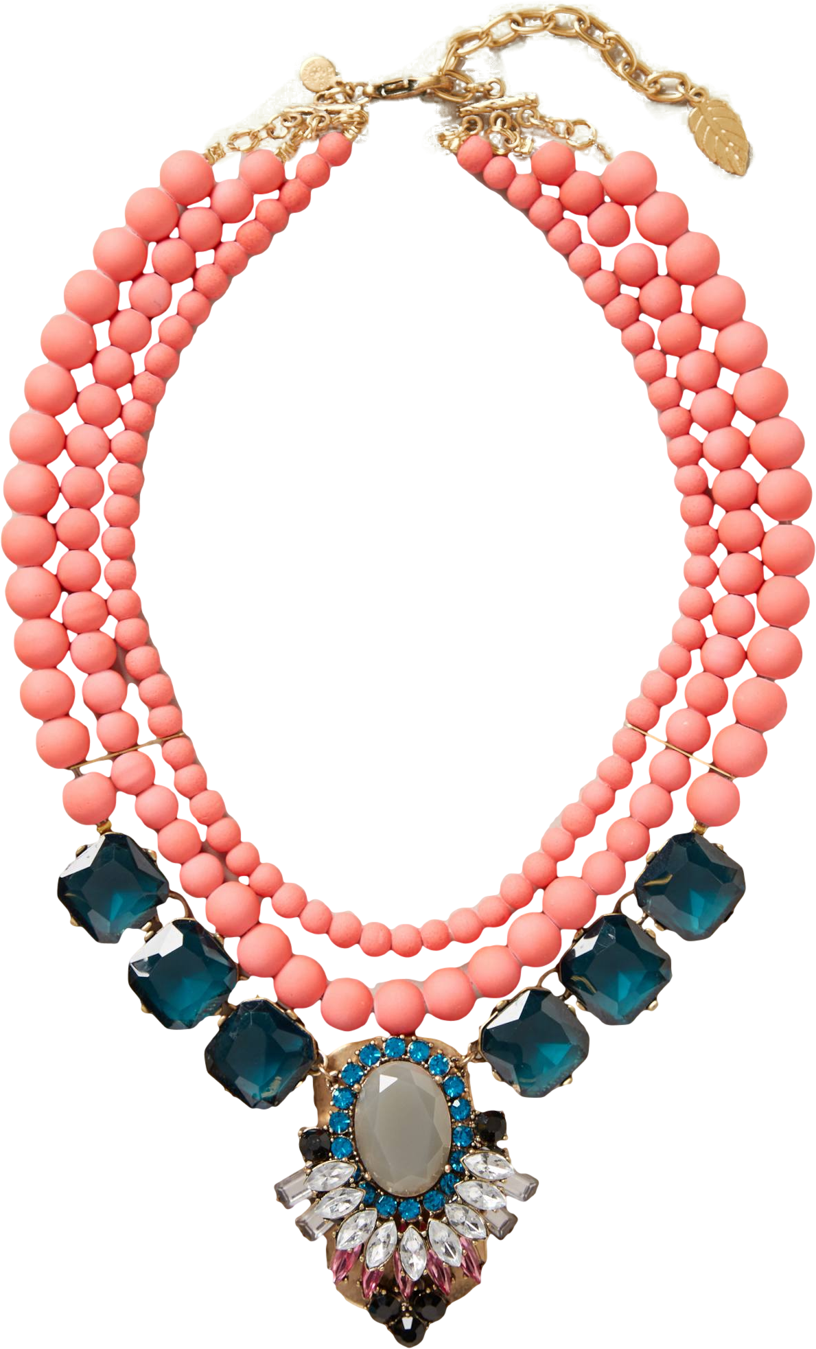 Gallica Bib Necklace
