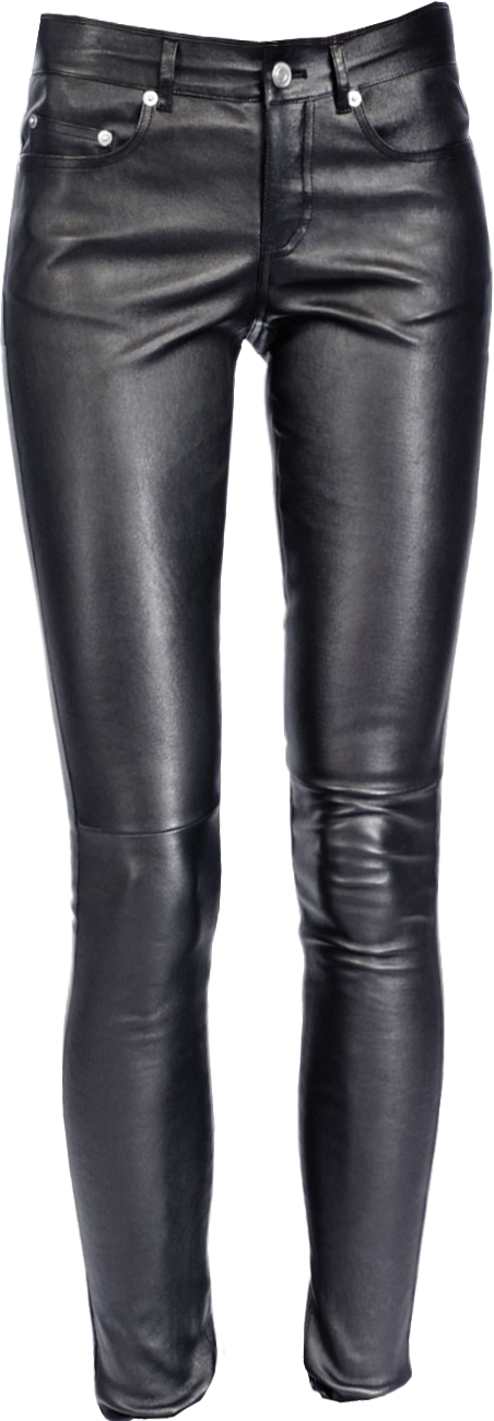 Short-Sleeve Mini Leopard-Print Tee & Leather Skinny Pants