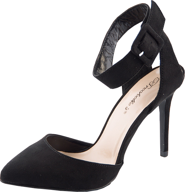 Two to Tango Closed Toe Pumps - Black