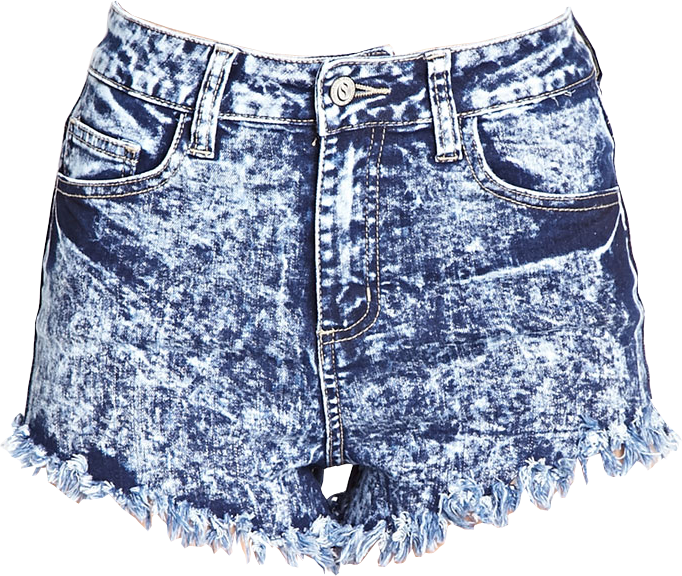 Frayed Acid Wash Cutoffs