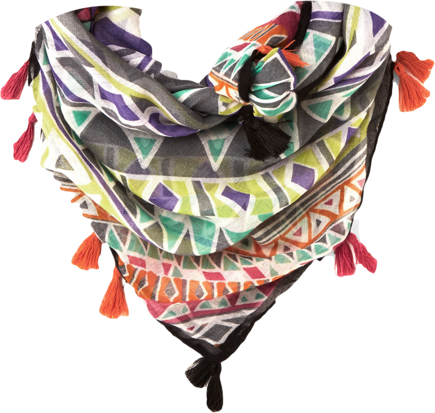 Congruent and Colorful Scarf