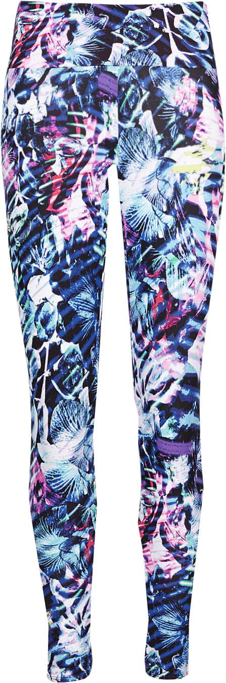 Graphic Floral Cropped Leggings with Cool Comfort™ Technology