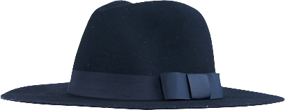 ROMWE Bowknot Embellished Vintage Black Hat