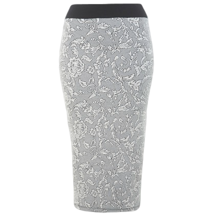 JACQUARD TUBE SKIRT