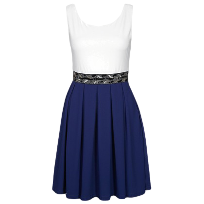 Cocktail dress / Party dress - blue