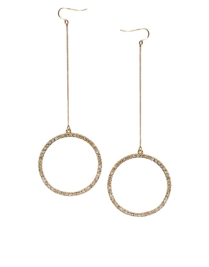 ASOS Hoop Through Earrings
