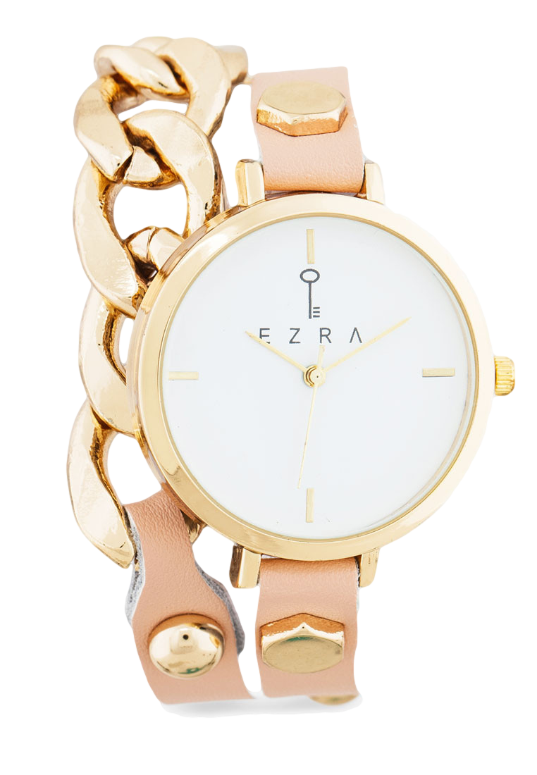 Metallic Double Wrap Watch