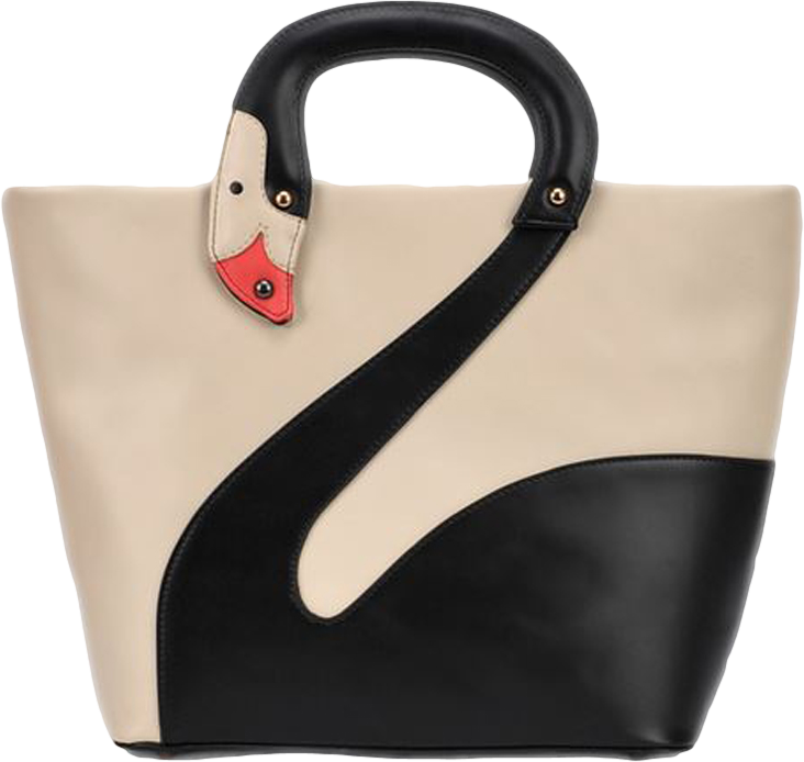 Choies Hand Made Black Flamingo Tote Bag