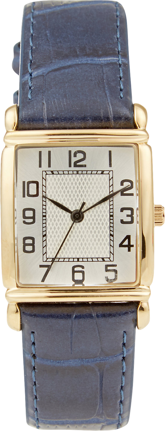 Rectangular Face Analogue Watch