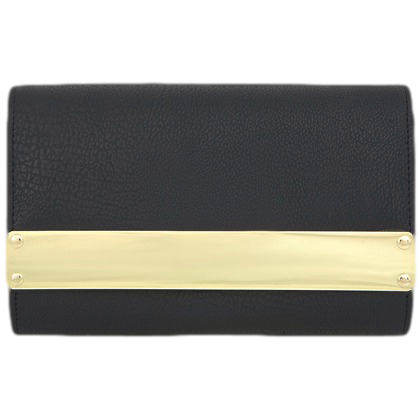 BLACK METAL PLATE CLUTCH