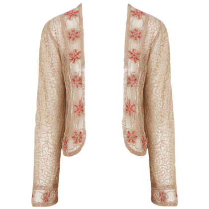 FLOWER EMBELLISHED JACKET