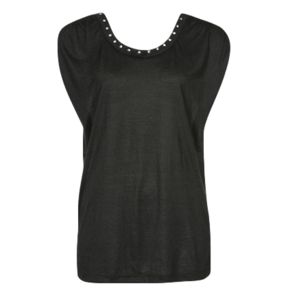 Print T-shirt - black