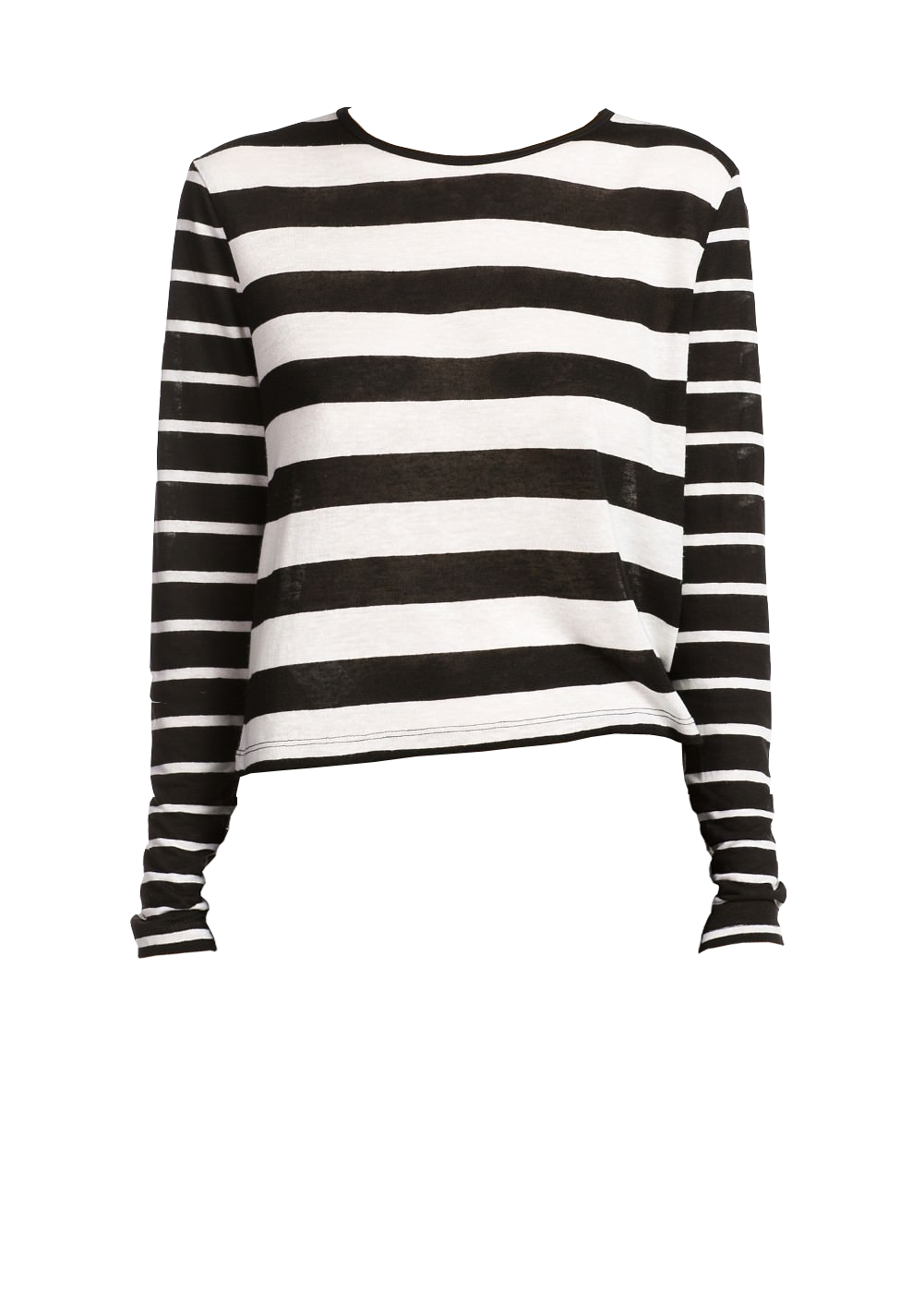 Monochrome striped t-shirt