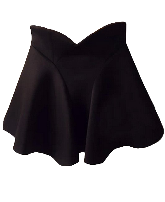 High Waist Flouncing Bubble Skirt