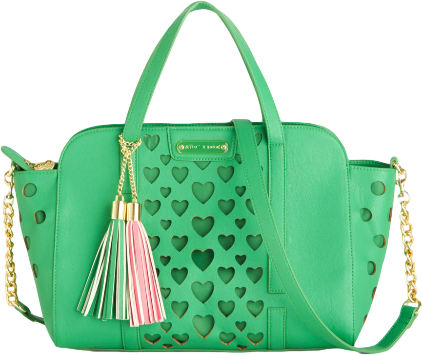 Betsey Johnson Green with Love Bag