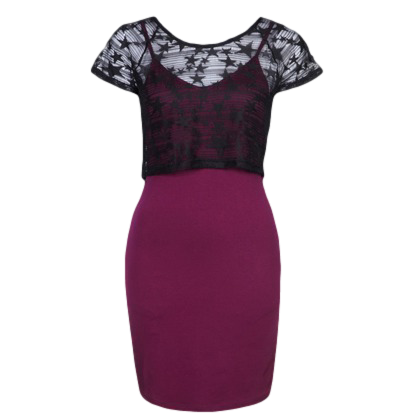 Cocktail dress / Party dress - purple