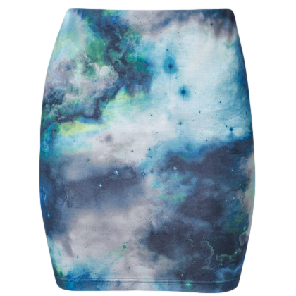 Mini skirt - blue