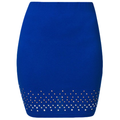 Mini skirt - blue