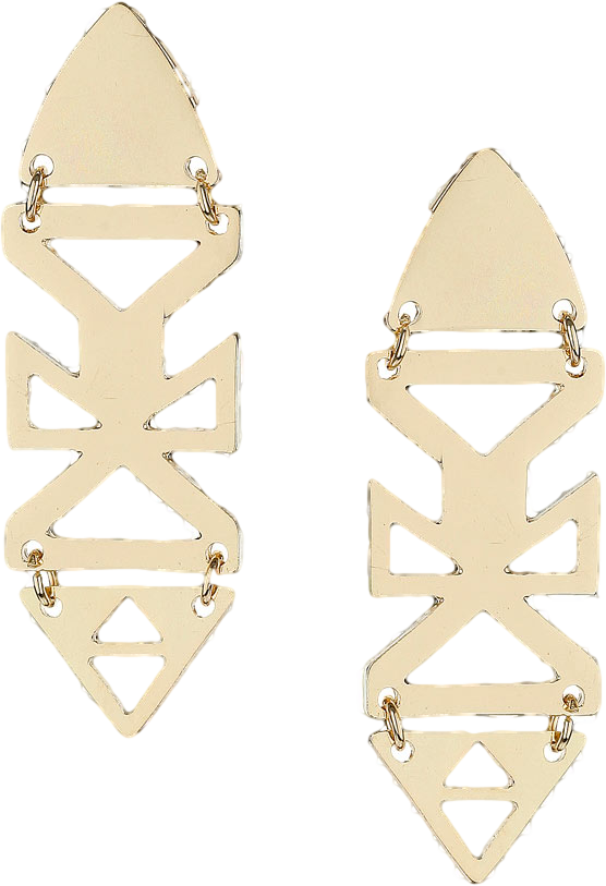 Geo Drop Earrings