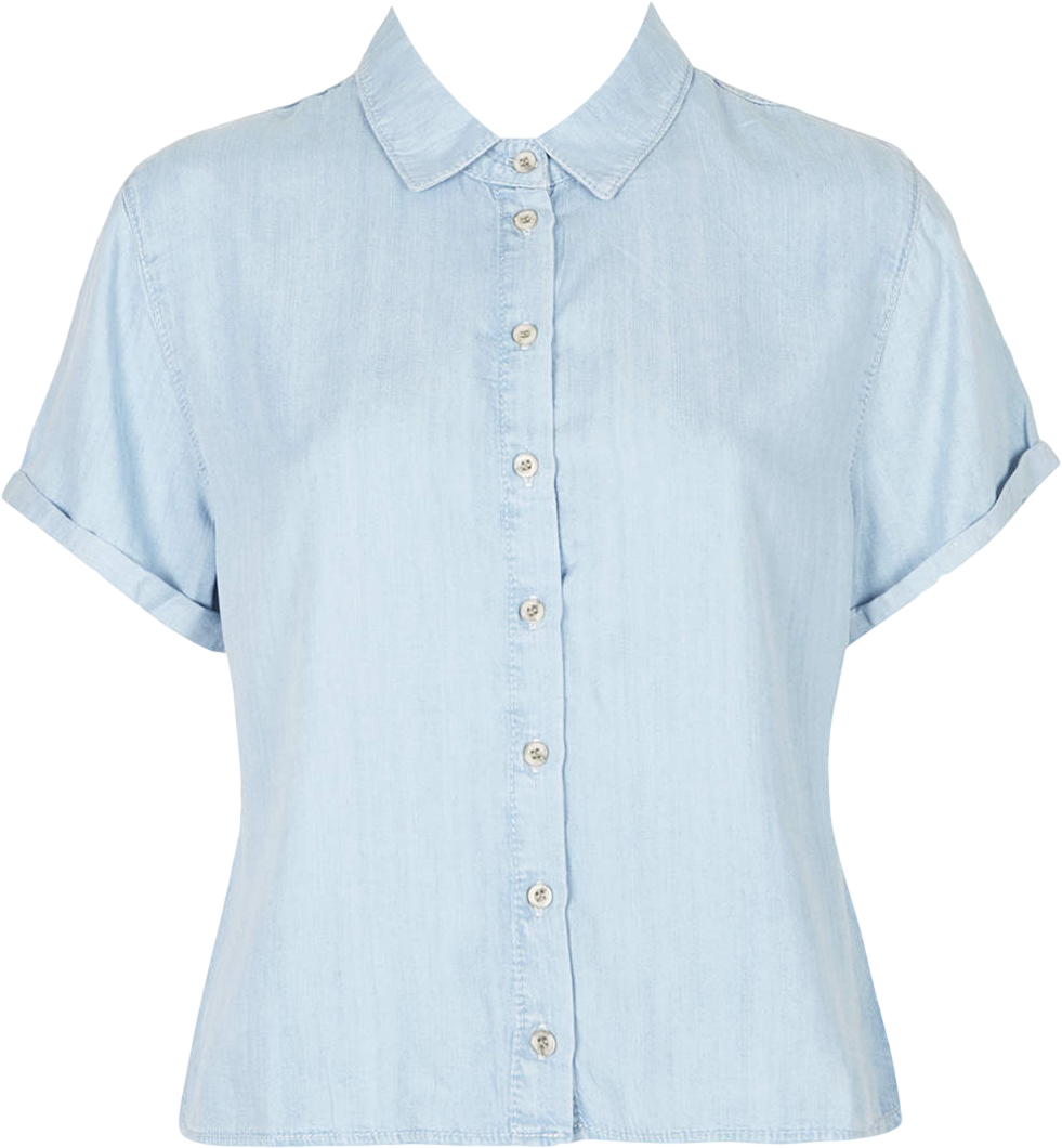 Petite Bleach Tencel Shirt