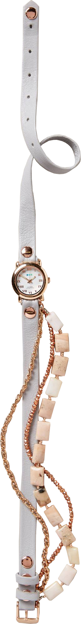 Pink Opal Wrap Watch