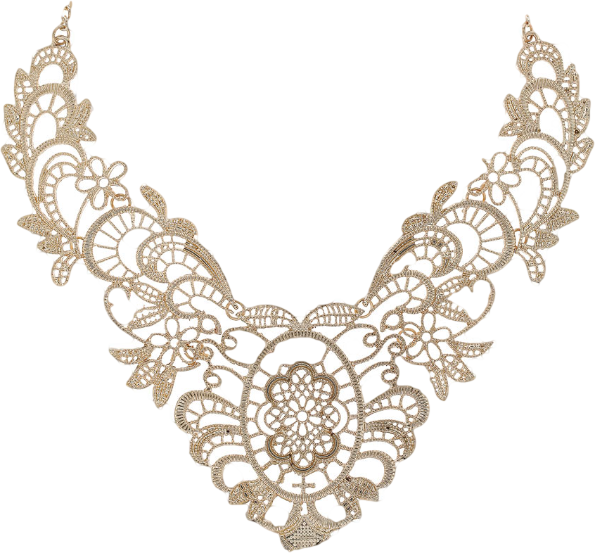 Lace Effect Collar