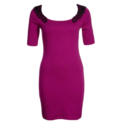 Jersey dress - purple