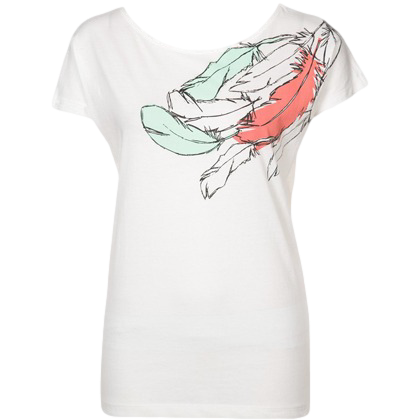 Print T-shirt - white