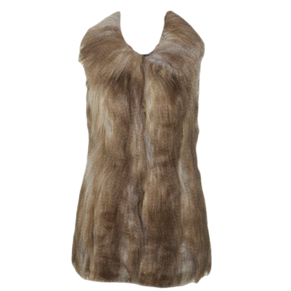 NATURAL FUR GILET