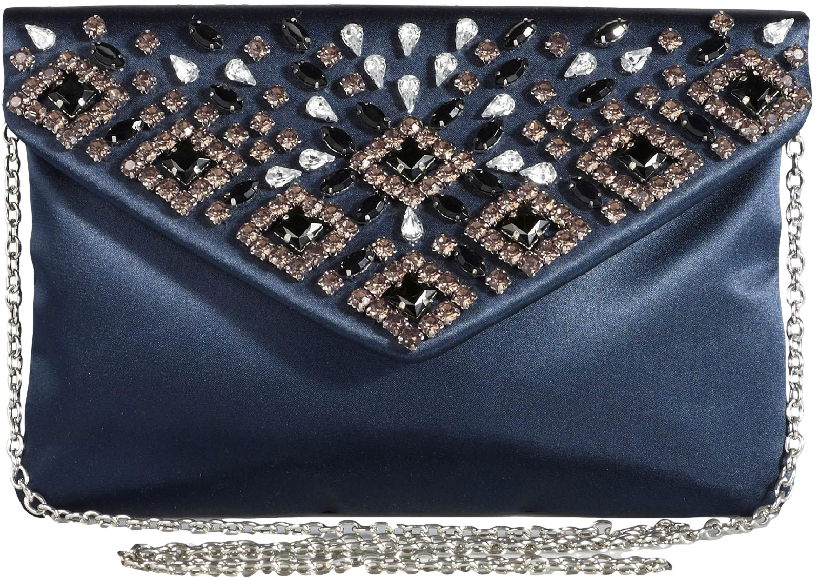Jewel Envelope Clutch Bag