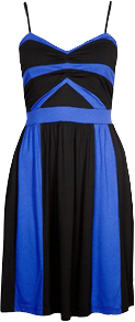 Jersey dress - black