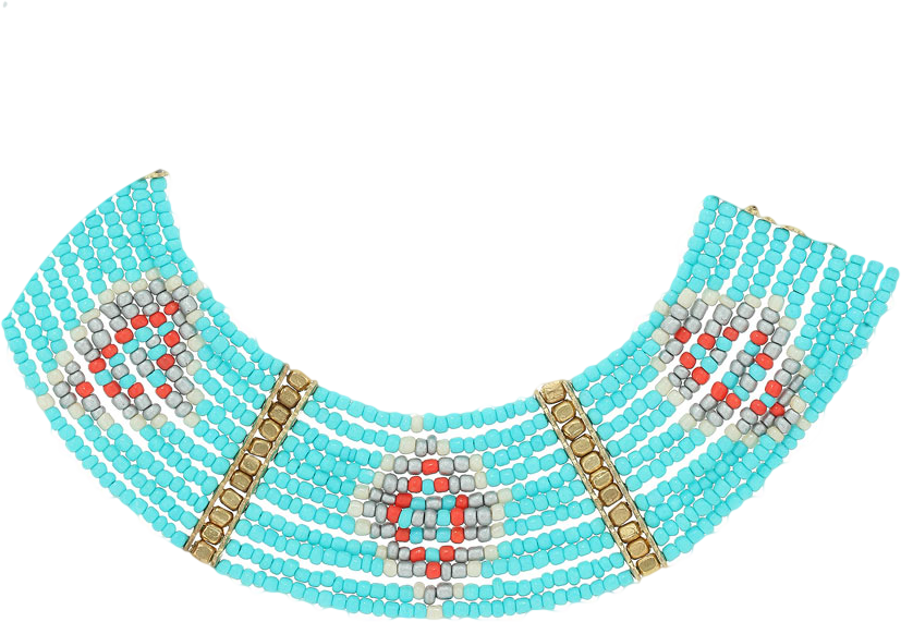 Turquoise Beaded Collar