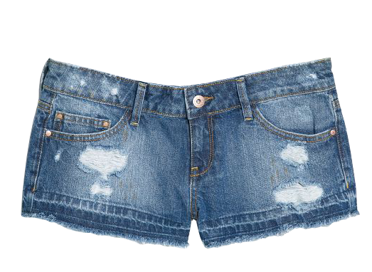 Medium denim shorts
