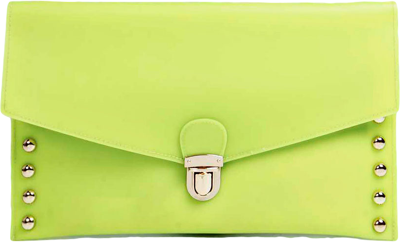 Arianna Jelly Stud Trim Envelope Clutch