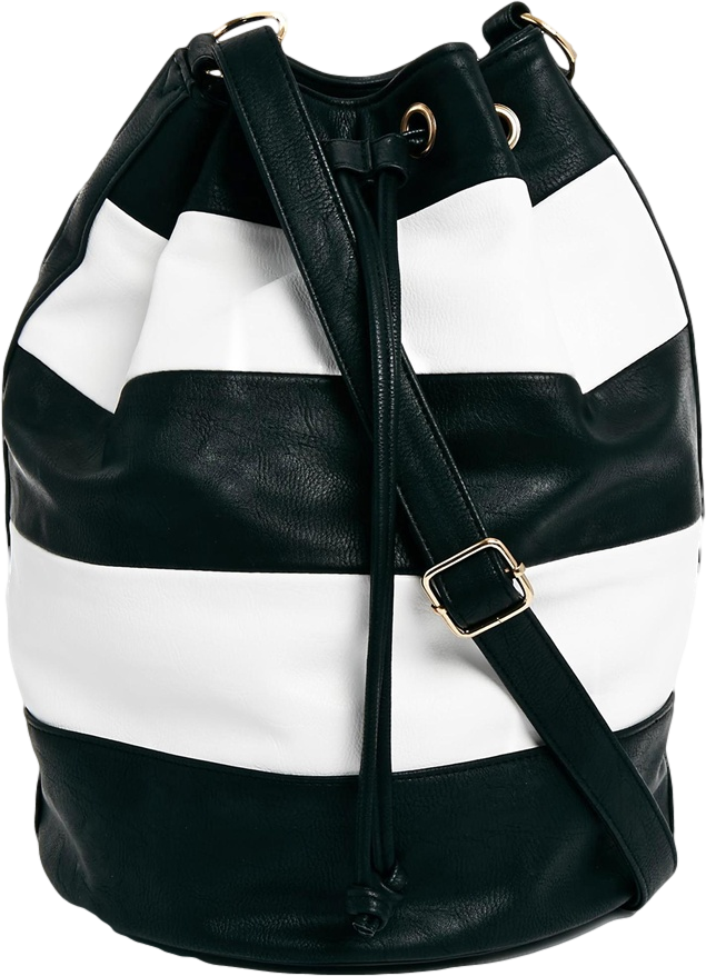 ASOS Striped Duffle Bag