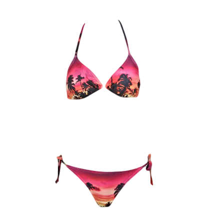 HAWAIIAN PRINT BIKINI