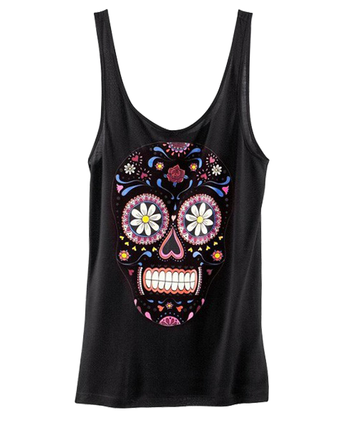 Skull Graphic Tank Top