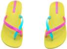 Neon Thong Sandals