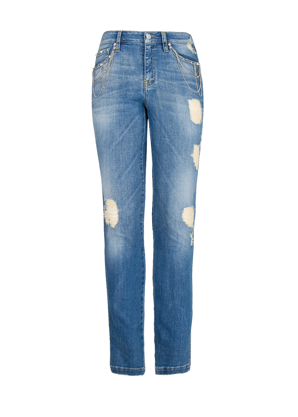 Super slim-fit chain Loulou jeans