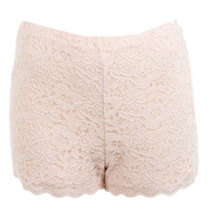 NUDE LACE SHORT